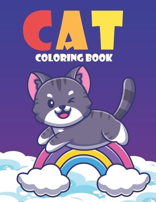 cat coloring book: 30 cat to color, cute cat and kitten coloring book by Pescara