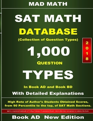 2018 SAT Math Database Book AD by Su, John