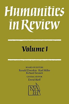 Humanities in Review: Volume 1 by Dworkin