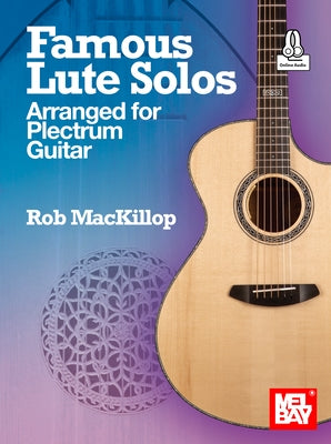 Famous Lute Solos Arranged for Plectrum Guitar by MacKillop, Rob
