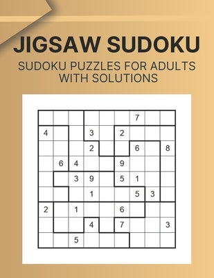 Jigsaw Sudoku: 200 Large Print Sudoku Puzzles For Adults with Solutions by Hues, Happy