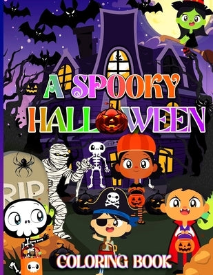 A Spooky Halloween Coloring Book by B, Author Mai