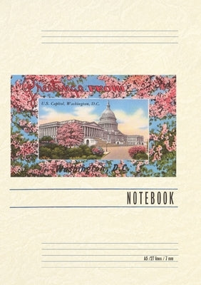 Vintage Lined Notebook Greetings from US Capitol, Washington, DC by Found Image Press
