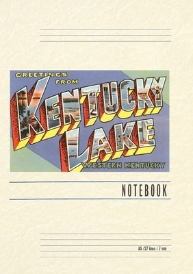 Vintage Lined Notebook Greetings from Kentucky Lake by Found Image Press
