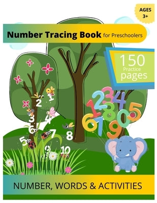 Number Tracing Book for Preschoolers: Number Tracing Book for Kindergarten - Number Tracing Book for Kids Ages 3-5 1-100 - Number Tracing Book for Tod by Library, Journals