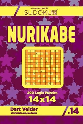 Sudoku Nurikabe - 200 Logic Puzzles 14x14 (Volume 14) by Veider, Dart