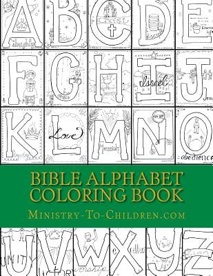 Bible Alphabet Coloring Book: Christian themed coloring sheets for every letter in the alphabet. by Groce, Mandy