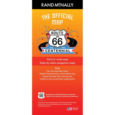 Rand McNally the Official Route 66 Centennial Map by Rand McNally