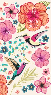 2026 Hummingbird Flowers Checkbook/2 Year Pocket Planner by Sellers Publishing, Inc