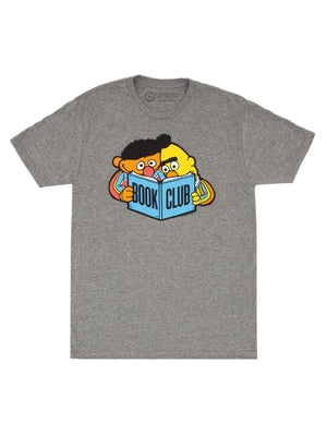 Sesame Street: Bert and Ernie Book Club Unisex T-Shirt Large by Out of Print