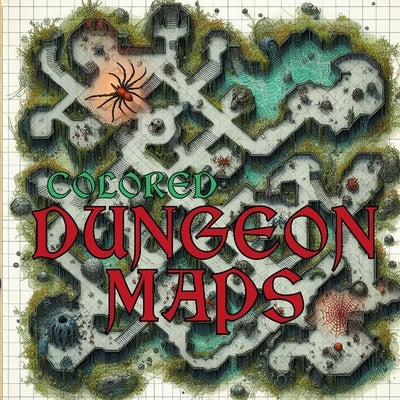 Fantasy Maps Dungeons: Customizable & Unique Fantasy Maps for Game Master, Collection of 20 full-color for Tabletop RPG by Publishing, Petter