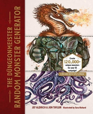 Dungeonmeister: The Random Monster Generator: A Mix-And-Match RPG Flipbook by Aldrich, Jef