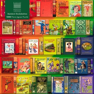 Adult Jigsaw Puzzle Bodleian Libraries: Rainbow Bookshelves: 1000-Piece Jigsaw Puzzles by Flame Tree Studio