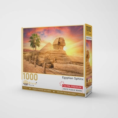 Egyptian Sphinx 1000 Pieces Jigsaw Puzzle for Adults by Brain Tree Games LLC