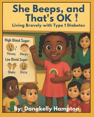 She Beeps, and That's OK!: Living Bravely with Type 1 Diabetes: A Story for Kids Who Beep by Hampton, Danakelly