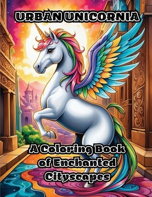 Urban Unicornia: A Coloring Book of Enchanted Cityscapes by Colorzen