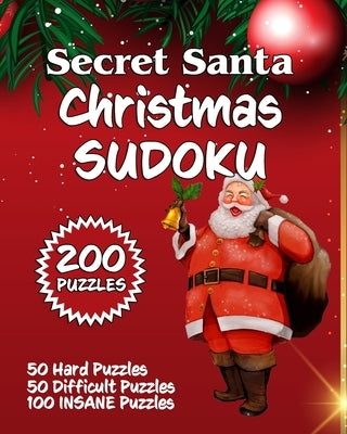 Secret Santa Christmas Sudoku: 200 Sudoku Puzzles by Karpeta, Colin