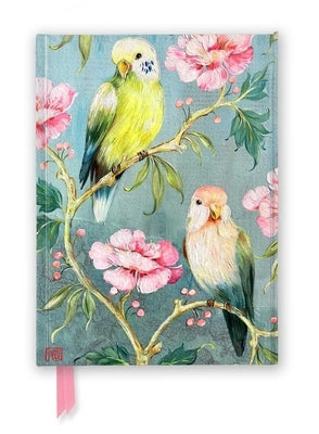Sophie Adde: Two Parakeets (Foiled Journal) by Flame Tree Studio