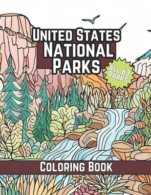 United States National Parks Coloring Book by Berling, Jennifer