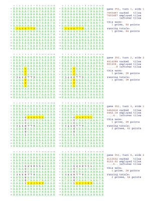 Prime Scrabble Examples 351-400 by Gurtowski, Francis