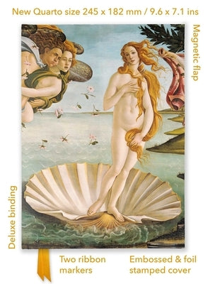 Sandro Botticelli: The Birth of Venus (Foiled Quarto Journal) by Flame Tree Studio