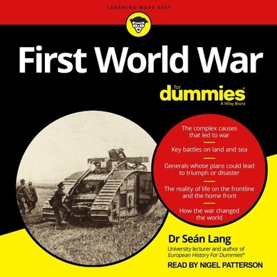First World War for Dummies by Lang, Sean