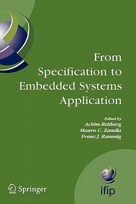 From Specification to Embedded Systems Application by Rettberg, Achim
