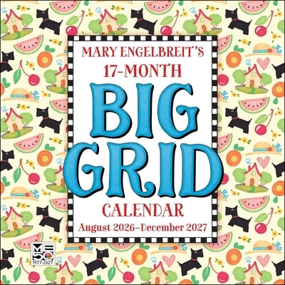 Mary Engelbreit's 2026-2027 17-Month Big Grid Wall Planner Calendar by Engelbreit, Mary