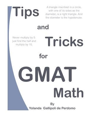 Tips and Tricks for GMAT Math by de Perdomo, Yolanda Gallipoli