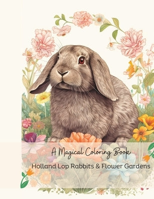 Holland Lop Rabbits & Flower Gardens: A Magical Coloring Book by Bear, Guendy