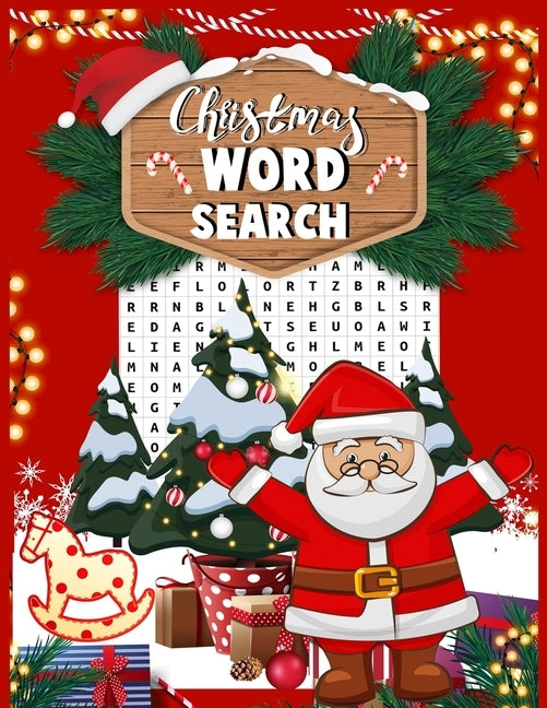 Christmas word search.: Easy Large Print word search Puzzle Book for Adults, Kids & Everyone for the 25 Days of Christmas. by Press House, Blue Moon