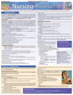 Nursing: Assessment by Barcharts Inc
