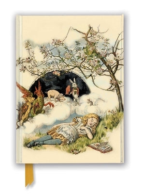 British Library: Alice Asleep, from Alice's Adventures in Wonderland (Foiled Journal) by Flame Tree Studio
