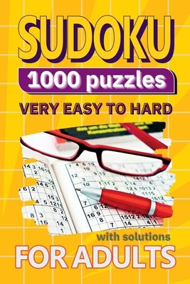 SUDOKU 1000 puzzles for adults - Very Easy to Hard by Marsh, Ida