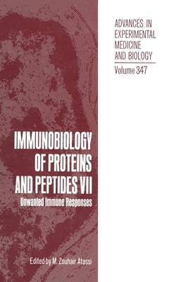 Immunobiology of Proteins and Peptides VII by Atassi, M. Ed.