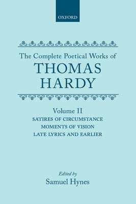 Hardy: Comp Poet Works Vol 2 Hcpw C by Hynes