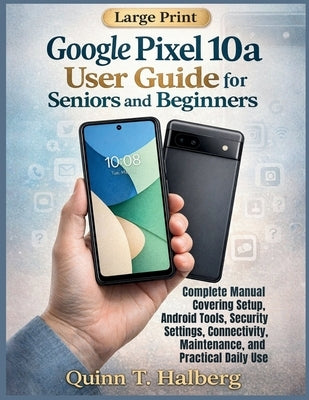 Google Pixel 10a User Guide for Seniors and Beginners: Complete Manual Covering Setup, Android Tools, Security Settings, Connectivity, Maintenance, an by Halberg, Quinn T.