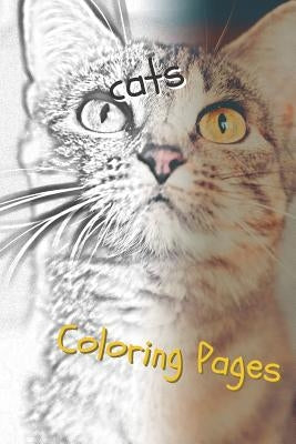 Cats: Beautiful Coloring Pages with Cats, Drawings, for Adults and for Girls by Pages, Coloring