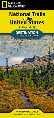 National Trails of the United States Map by National Geographic Maps