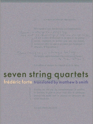 Seven String Quartets by Forte, Frédéric