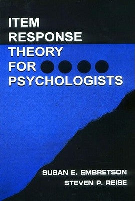 Item Response Theory by Embretson, Susan E.