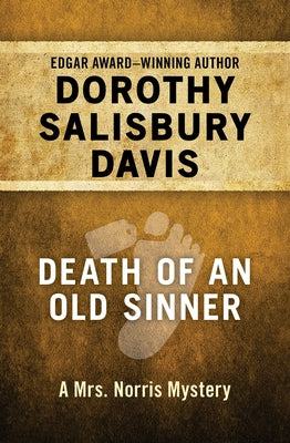 Death of an Old Sinner by Davis, Dorothy Salisbury