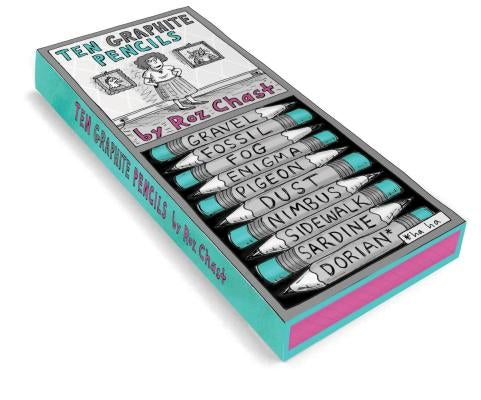 Roz Chast Ten Graphite Pencils: (Cute Office Supplies, Pencils for Students, Back to School Supplies) by Chast, Roz