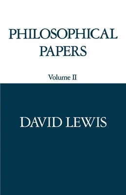 Philosophical Papers by Lewis, David