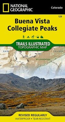 Buena Vista, Collegiate Peaks Map by National Geographic Maps