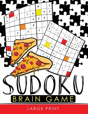 Sudoku Brain Game Large Print: Easy, Medium to Hard Level Puzzles for Adult Sulution inside by Jean J. Morgan