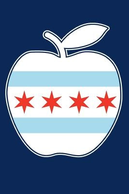 Chicago Flag Teacher Apple by Styley, Tee