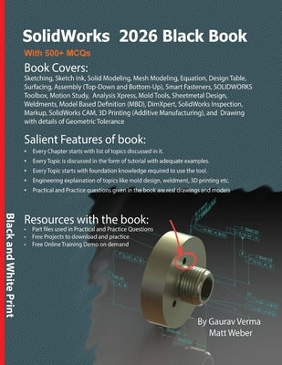 SolidWorks 2026 Black Book by Verma, Gaurav