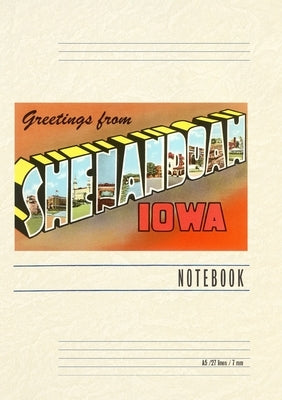 Vintage Lined Notebook Greetings from Shenandoah by Found Image Press