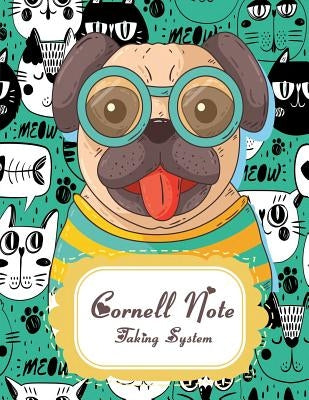 Cornell Note Taking System: Cute dog, Note Taking Notebook, For Students, Writers, school supplies list, Notebook 8.5 x 11- 120 Pages by Planners, Windblown